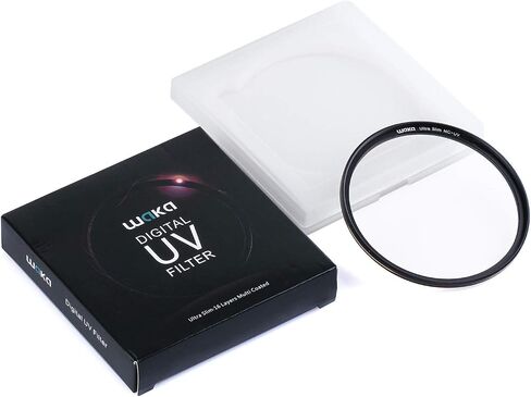 waka 52mm MC UV Filter - Ultra Slim 16 Layers Multi Coated Ultraviolet | Protection Lens Filter for Canon Nikon Sony DSLR Camera Lens in Saudi Arabia