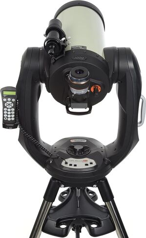 Celestron CPC Deluxe HD 11" GoTo Telescope for Maximum Light Gathering | Advanced Flat-Field EdgeHD Optics, Premium Altazimuth Mount, Visual & Astroimaging Ready, SkyAlign Technology in Saudi Arabia