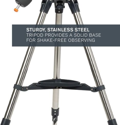 Celestron - AstroMaster 130EQ Newtonian Telescope & 1.25" Eyepiece and Filter Accessory Kit – 14 Piece Telescope Accessory Set – Plossl Telescope Eyepiece – Barlow Lens in Saudi Arabia