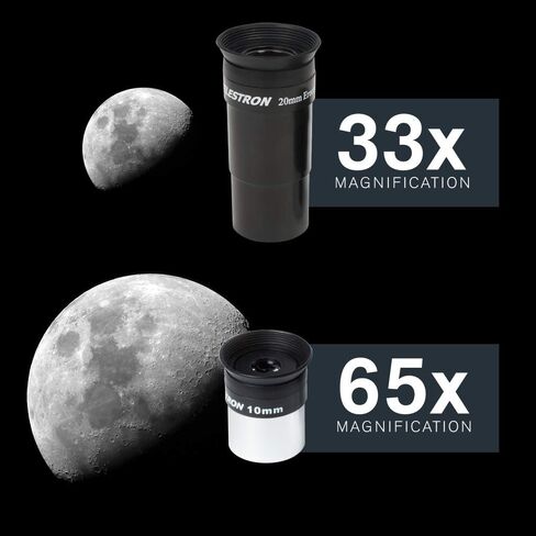 Celestron - AstroMaster 130EQ Newtonian Telescope & 1.25" Eyepiece and Filter Accessory Kit – 14 Piece Telescope Accessory Set – Plossl Telescope Eyepiece – Barlow Lens in Saudi Arabia