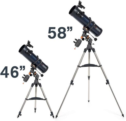 Celestron - AstroMaster 130EQ Newtonian Telescope & 1.25" Eyepiece and Filter Accessory Kit – 14 Piece Telescope Accessory Set – Plossl Telescope Eyepiece – Barlow Lens in Saudi Arabia