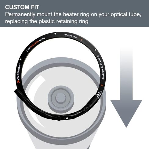 Celestron – Dew Heater Ring – Aluminum Dew Prevention – Compatible 6" Schmidt-Cassegrain Telescope in Saudi Arabia