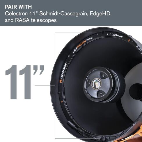 Celestron – Dew Heater Ring – Aluminum Dew Prevention – Compatible 11" Schmidt-Cassegrain, EdgeHD, RASA Telescope in Saudi Arabia