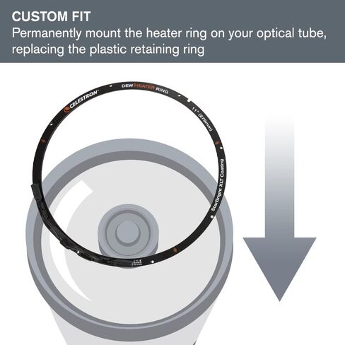 Celestron – Dew Heater Ring – Aluminum Dew Prevention – Compatible 11" Schmidt-Cassegrain, EdgeHD, RASA Telescope in Saudi Arabia