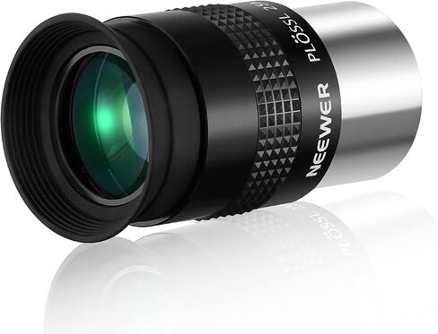 نيوير 1.2 بوصة تلسكوب عدسة عينية PL خضراء متعددة الطبقات 25 مم، 4 عناصر، زاوية واسعة 40 درجة، مترابطة لمرشحات تليسكوب الفلك القياسية 1.2 بوصة in Kuwait