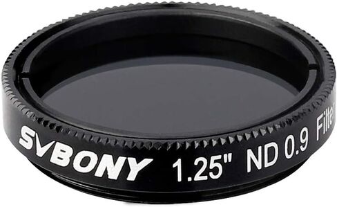 SVBONY SV139 Telescope Filter Moon Filter 1.25 inch 12.5 Percent Transmission Telescope Filter ND8 Neutral Density Filter for Telescope Eyepiece Reduce Moon Surfaces Overall Brightness in Saudi Arabia