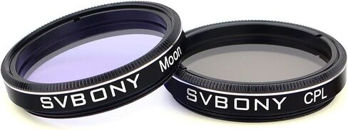 SVBONY Telescope Filter 1.25 inches Moon Filter CPL Filter Five Color Filters Kit 7pcs Filters Set for Enhance Lunar Planetary Views Reduces Light Pollution in Saudi Arabia