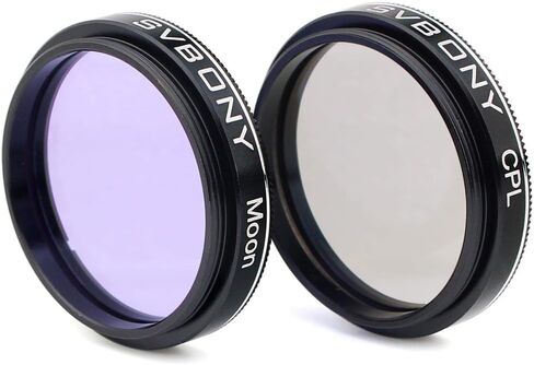 SVBONY Telescope Filter 1.25 inches Moon Filter CPL Filter Five Color Filters Kit 7pcs Filters Set for Enhance Lunar Planetary Views Reduces Light Pollution in Saudi Arabia