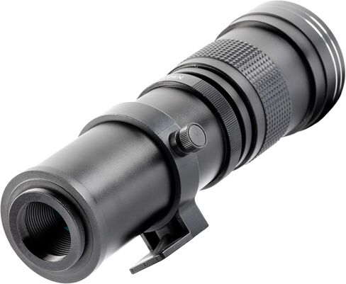 Ultimaxx 420-800mm (840-1600) HD Telephoto Zoom Lens for Canon EOS 90D, 80D 77D, 70D, 5D Mark IV, 6D Mark II, 7D Mark II DSLR Cameras & Rebel T7i, T7s, T7, T6s, T6i, T6, SL3, SL2 Digital SLR Cameras in Saudi Arabia