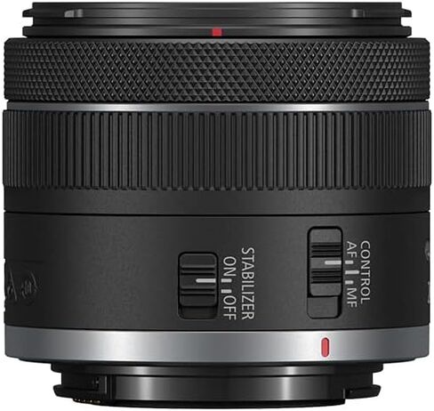 كانون RF24-50 ملم F4.5-6.3 هو اس تي ام لكاميرا كانون كاملة الاطار غير العاكسة بدون مرايا، زاوية واسعة الى عدسة تكبير قياسية، صغيرة وخفيفة الوزن، تثبيت بصري للصورة، لمدونات الفيديو او التصوير in Kuwait