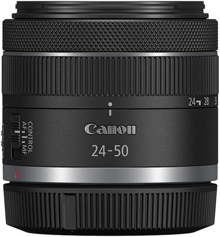 كانون RF24-50 ملم F4.5-6.3 هو اس تي ام لكاميرا كانون كاملة الاطار غير العاكسة بدون مرايا، زاوية واسعة الى عدسة تكبير قياسية، صغيرة وخفيفة الوزن، تثبيت بصري للصورة، لمدونات الفيديو او التصوير in Kuwait