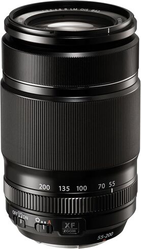 عدسة عدسة عاكسة مفردة العدسة XF55-200 ملم F3.5-4.8 R LM OIS للكاميرات - XF55 من فوجينون in Kuwait