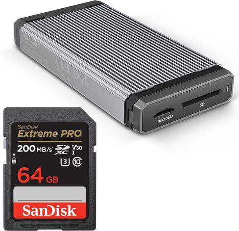 بطاقة ذاكرة سانديسك اكستريم برو SDXC UHS-I سعة 128 جيجا - C10، U3، V30، 4K UHD، بطاقة SD - SDSDXXD-128G-GN4IN in Kuwait