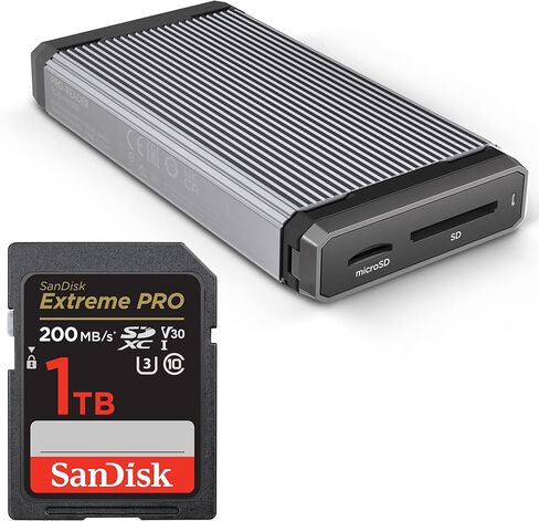بطاقة ذاكرة سانديسك اكستريم برو SDXC UHS-I سعة 128 جيجا - C10، U3، V30، 4K UHD، بطاقة SD - SDSDXXD-128G-GN4IN in Kuwait