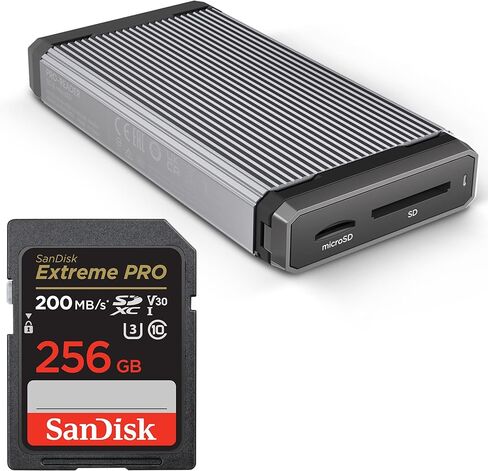 بطاقة ذاكرة سانديسك اكستريم برو SDXC UHS-I سعة 128 جيجا - C10، U3، V30، 4K UHD، بطاقة SD - SDSDXXD-128G-GN4IN in Kuwait