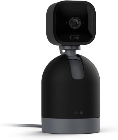 Blink Mini Pan-Tilt Camera (newest model), Rotating indoor plug-in smart security camera, two-way audio, HD video, motion detection, Works with Alexa (White) in Saudi Arabia