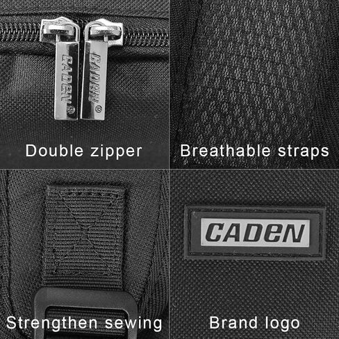 حقيبة ظهر كاميرا CADeN احترافية لكاميرا DSLR/SLR بدون مرآة مقاومة للماء، حافظة كاميرا متوافقة مع هاتف Sony Canon Nikon in Kuwait