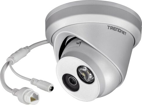 كاميرا شبكة TRENDnet داخلية 2 ميجابكسل 1080 بيكسل HD WDR Mini Pan/Tilt PoE IR، ضغط فيديو H.264+، رؤية ليلية بالأشعة تحت الحمراء تصل إلى 10 أمتار (32.8 قدمًا)، تسجيل كشف الحركة، TV-IP410PI in Kuwait