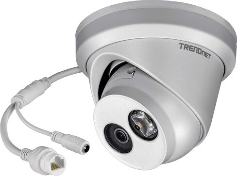 كاميرا شبكة TRENDnet داخلية 2 ميجابكسل 1080 بيكسل HD WDR Mini Pan/Tilt PoE IR، ضغط فيديو H.264+، رؤية ليلية بالأشعة تحت الحمراء تصل إلى 10 أمتار (32.8 قدمًا)، تسجيل كشف الحركة، TV-IP410PI in Kuwait