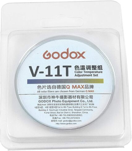 مجموعة فلاتر ألوان V-11T من جودوكس لضبط درجة حرارة اللون متوافقة مع Godox V1-C V1-N V1-S V1-O V1-F إلخ. فلاش رأس مستدير، متوافق مع AD200 AD200PRO use H200R in Kuwait