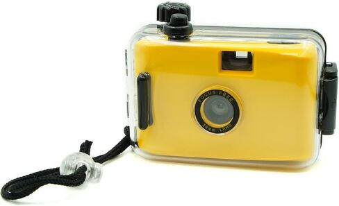 Film Camera,135Film Camera,Use 35mm Film,Reusable,Focusfree (Yellow & Black) in Saudi Arabia