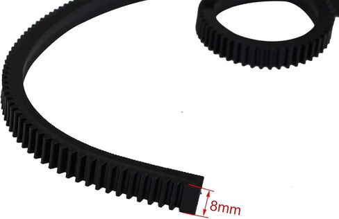 Futheda 2PCS SLR Camera Focusing Ring Zoom Ring with Adjustable Handle Focus Ring Handle Lever Follower Gear Belt Focal Strap Photograph Accessories Compatible with DSLR/SLR Camera Video Camcorder in Kuwait