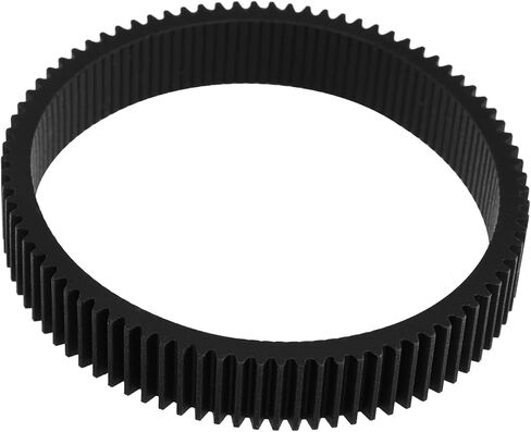 The Lord of the Tools Seamless Focus Gear Ring for 60-67mm Diameter Lens Follow Focus Ring Standard 0.8 Mod 360° Rotation Focus Gear Video Camera Lens Accessories Black in Saudi Arabia