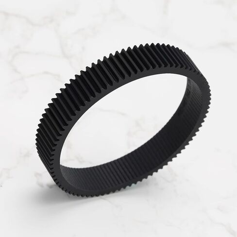 The Lord of the Tools Seamless Focus Gear Ring for 60-67mm Diameter Lens Follow Focus Ring Standard 0.8 Mod 360° Rotation Focus Gear Video Camera Lens Accessories Black in Saudi Arabia