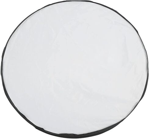 5 in 1 Photography Reflector Collapsible Light Reflector with Carrying Case, Portable Round Multi Disc Lighting Reflector for Studio Photography, Translucent Silver Gold White Black (110cm) in Kuwait