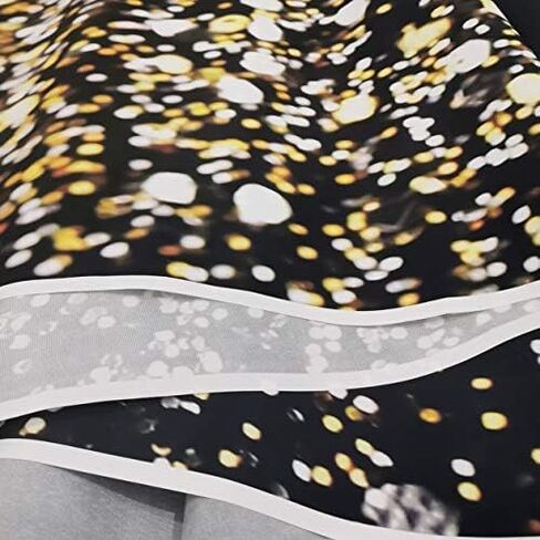 SJOLOON Black and Gold Backdrop Golden Spots Backdrop Vinyl Photography Backdrop Vintage Astract Background for Family Birthday Party Newborn Studio Props 11547(6x4FT) in Kuwait