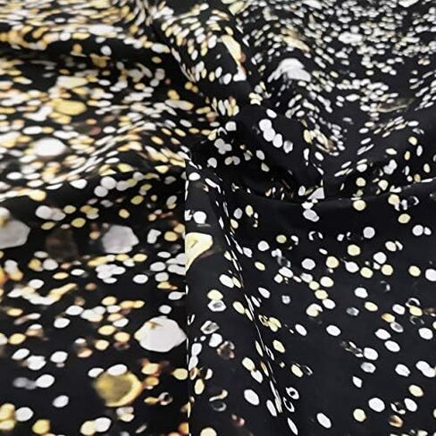 SJOLOON Black and Gold Backdrop Golden Spots Backdrop Vinyl Photography Backdrop Vintage Astract Background for Family Birthday Party Newborn Studio Props 11547(6x4FT) in Kuwait