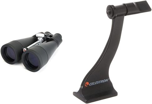 Celestron SkyMaster 25X100 Astro Binoculars with Deluxe Carrying case and Celestron 81035 Basic Smartphone Adapter 1.25" Capture Your Discoveries, Black in Saudi Arabia