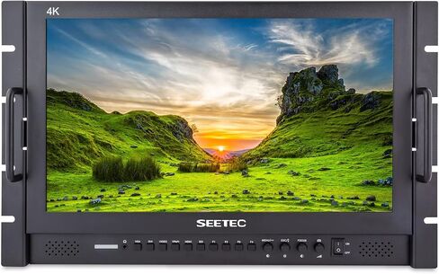 SEETEC P173-9HSD-RM 17.3" 7RU Rack Mount Broadcast LCD Director Monitor with 3G-SDI HDMI YPbPr Input and Output Full HD 1920×1080 in Saudi Arabia