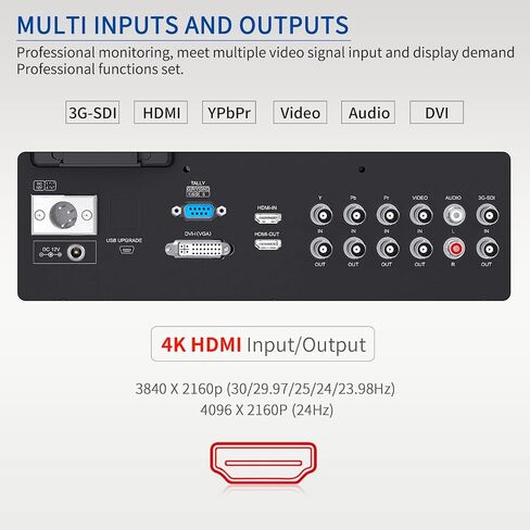 SEETEC P173-9HSD-RM 17.3" 7RU Rack Mount Broadcast LCD Director Monitor with 3G-SDI HDMI YPbPr Input and Output Full HD 1920×1080 in Saudi Arabia