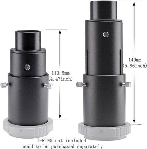 1.25" Telescope T Adapter with T2 Ring for Sony NEX Cameras | Sony NEX Compatibility; 1.25" Telescope T Adapter; T2 Ring Connection in Saudi Arabia