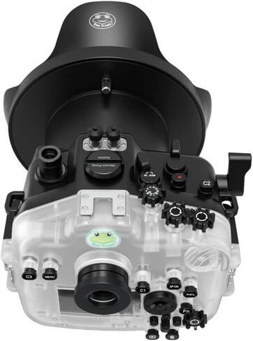 Seafrogs 40 Meters / 130 feet's Waterproof Underwater Camera housing for A7M4 A7 Mark IV A74 with 6-inch Optical Acrylic Dome Port for FE12-24 F4 and FE16-35 F4 Lens (Zoom Rings ncluded) in Saudi Arabia