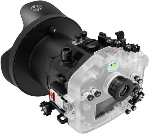 Seafrogs 40 Meters / 130 feet's Waterproof Underwater Camera housing for A7M4 A7 Mark IV A74 with 6-inch Optical Acrylic Dome Port for FE12-24 F4 and FE16-35 F4 Lens (Zoom Rings ncluded) in Saudi Arabia