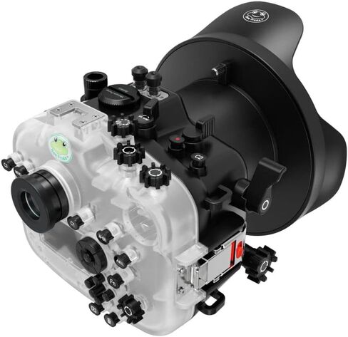 Seafrogs 40 Meters / 130 feet's Waterproof Underwater Camera housing for A7M4 A7 Mark IV A74 with 6-inch Optical Acrylic Dome Port for FE12-24 F4 and FE16-35 F4 Lens (Zoom Rings ncluded) in Saudi Arabia