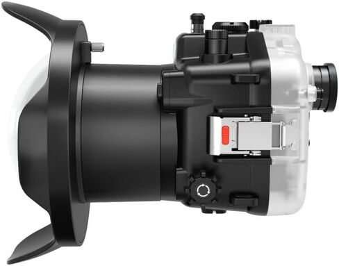 Seafrogs 40 Meters / 130 feet's Waterproof Underwater Camera housing for A7M4 A7 Mark IV A74 with 6-inch Optical Acrylic Dome Port for FE12-24 F4 and FE16-35 F4 Lens (Zoom Rings ncluded) in Saudi Arabia