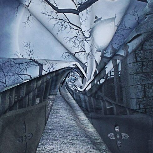 Halloween Night Full Moon Backdrop Gloomy Woods Graveyard Photography Background Horrible Cemetery Spooky Party Banner Halloween Party Decoration Photo Booth Props 7X5FT TP17F in Saudi Arabia