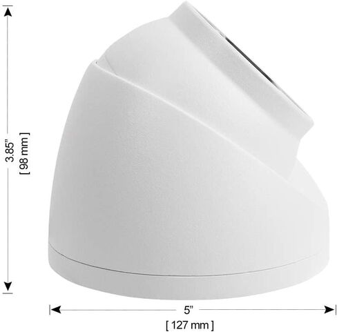 كاميرا R-Tech رؤية ليلية ملونة 5 ميجابكسل 4 في 1 AHD/CVI/TVI/تناظرية خارجية/داخلية - عدسة ثابتة 2.8 مم - أبيض (تتطلب 5 ميجابكسل أو دقة أعلى DVR) (4 عبوات 5 ميجابكسل) in Kuwait