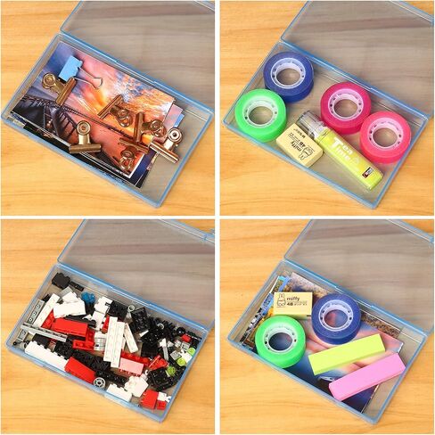 Gbivbe Photo Storage Bag 4x6, 10 Inner Large Photo Storage Box Photo Cases Store up to 1000 Photos, Photo Organizer Cards Craft Keeper with Handle for Photo Puzzles Cards Seed Packets (White) in Saudi Arabia