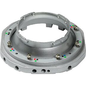 Creative Light 100834 Speedring Adapter for Multiblitz Varilux (Matte Silver) in Saudi Arabia