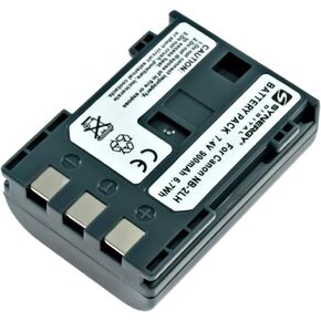 Synergy Digital Camera Battery, Compatible with Canon EOS Digital Rebel XTi EF-S 18- Digital Camera, (Li-ion, 7.4V, 600mAh) Ultra High Capacity, Replacement for Canon BP-2L5 Battery in Saudi Arabia