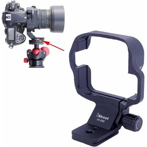 قوس دعم طوق عدسة آي شوت، حلقة تثبيت ثلاثية القوائم CNC لعدسة Nikon PC-E Micro NIKKOR 85 مم f/2.8D ، مدمج نوع Arca-Swiss 46 مم لوحة تحرير سريع لـ Arca Fit Tripod Ball Head in Kuwait