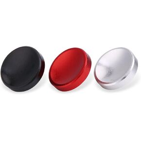3PCS Camera Button, Aluminium Alloy Shutter Button with Concave Surface, Fits for Cameras with Screw Hole on The Shutter Release Button (Red Black Silver) in Kuwait