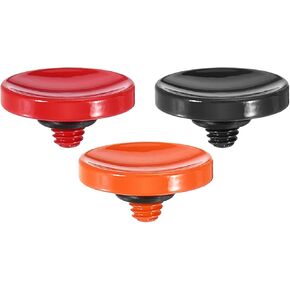 PATIKIL Camera Shutter Button, 3 Pack Soft Shutter Release Button Pure Copper Camera Button Concave, for Nikon for Fujifilm for Leica Dark Red/Red/Black in Kuwait