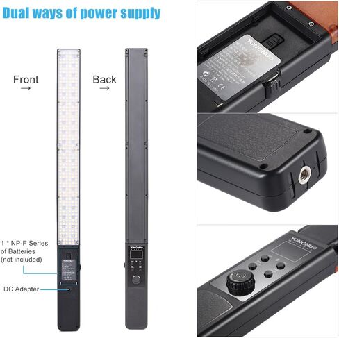 YONGNUO YN360 Handheld LED Video Light 3200k 5500k RGB Colorful Stick Professional Photo LED Stick in Saudi Arabia