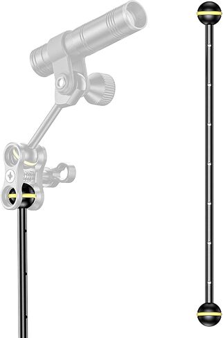 Seafrogs 6" Double Ball,Aluminum Alloy Underwater System,Connector Ball Head, Aluminum Alloy Dual Balls Arm for Strobe/Video Light/Diving Camera Tray, Integrated Without Glue, Waterproof and Rustproof in Saudi Arabia