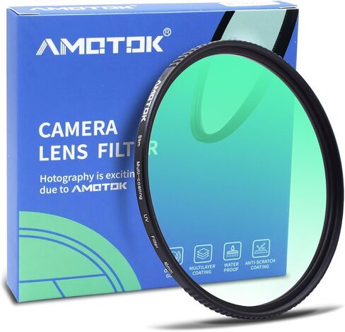 62mm Ultra-Slim UV Camera Filter,16 Multi-Layer Coated HD/Waterproof/Scratch Resistant UV Filter with,Optical Glass+Aluminum Alloy Frame for Any 62mm Camera Lens in Saudi Arabia